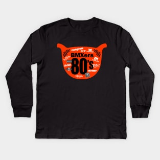 BMXer 80s Kids Long Sleeve T-Shirt